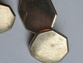 18e eeuw zilver gladde knopen Haarlem kan maker even niet vinden lot 25