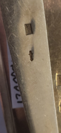 11 x vorkjes  zilver van der meulen 130 gram  11 cm nieuwstaat.