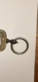 Grote  zilveren papagaaien beugel 1841 232 gram Middelburg.