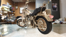 Hand gemaakt zilveren Harley Davidson  600 uur werk