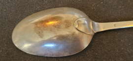 Zilver lepel van Ragnerus Elgersman schaars 1769 leeuwarden 21 cm.