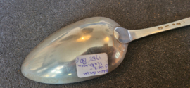 Zilver lepel van Hendrik overhulsman 1786 amsterdam 22 cm .