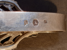 zilver dikke tashaak 1829 meester niet goed leesbaar