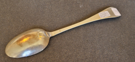 Zilver lepel van Ragnerus Elgersman schaars 1769 leeuwarden 21 cm.