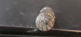 Naalde koker antiek 19e eeuw 1828 zilver 10,5 cm 15 gram.