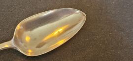 Zilver lepel van Jan woordtman 1858 Amsterdam 21 cm 56  gram .