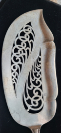 Natfruit zilverschep zilver 1912 Van Kempen 30 cm 120 gram.