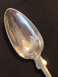 Lepel zilver Johan G van Rookhuizen Amsterdam 1826  23 cm 52 gram