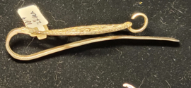 Tashaak zilver JohannesAdrianus de Gidts 1836 7 cm handgemaakt.