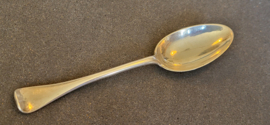 Zilver lepel van Dirk Egeling 1765 Utrecht  21 cm 62 gram. schaars.