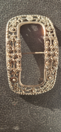 Schoengesp 36 gram9 bij 5,5cm Schoengesp zilver. 1819