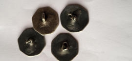 Begin 19e eeuw  4x voorstelling jager te paard  zeldzaam 22 mm