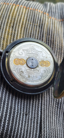 Mooi tweede model Hebdomas 8 dagen zakhorloge werken en nette staat.