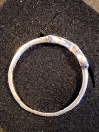 Twee kleuren ring oneindig simbool 14 kr maat 20 1.8 gram .