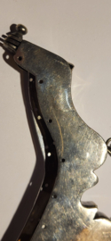 Papagaaien beugel met ketting zilver1832  F.J. Zwolle 128 gram.