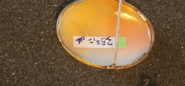 Mooie oude gouden Camee broche geen scheuren 14 kr  4.2 bij 3.2 cm