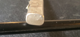 Naalde koker antiek 18e eeuw geen keur wel zilver 9 cm 18 gram.