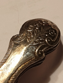 Antiek Biedermeier zilver lepeltjes nette staat Jan Schijfsma Sneek 1860