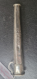 Zilver naaldekoker  1774 Colnelis ten Ham 1774 18 gr 9 cm
