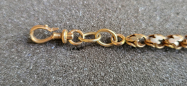 Antiek gouden horloge ketting 14 kr 20 gram 42 cm redelijke staat.