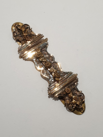 Antiek boekslot goud 10 cm lang boekmaat 4,5 cm 14 kr 6 gram staat van nieuw