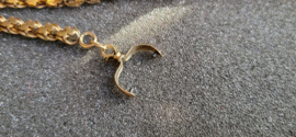 Antiek gouden horloge ketting 14 kr 20 gram 42 cm redelijke staat.