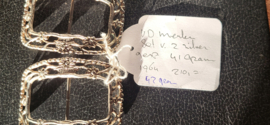 Antiek kleine Dames / kinder schoengerpen. zilver  41 gram 1964.