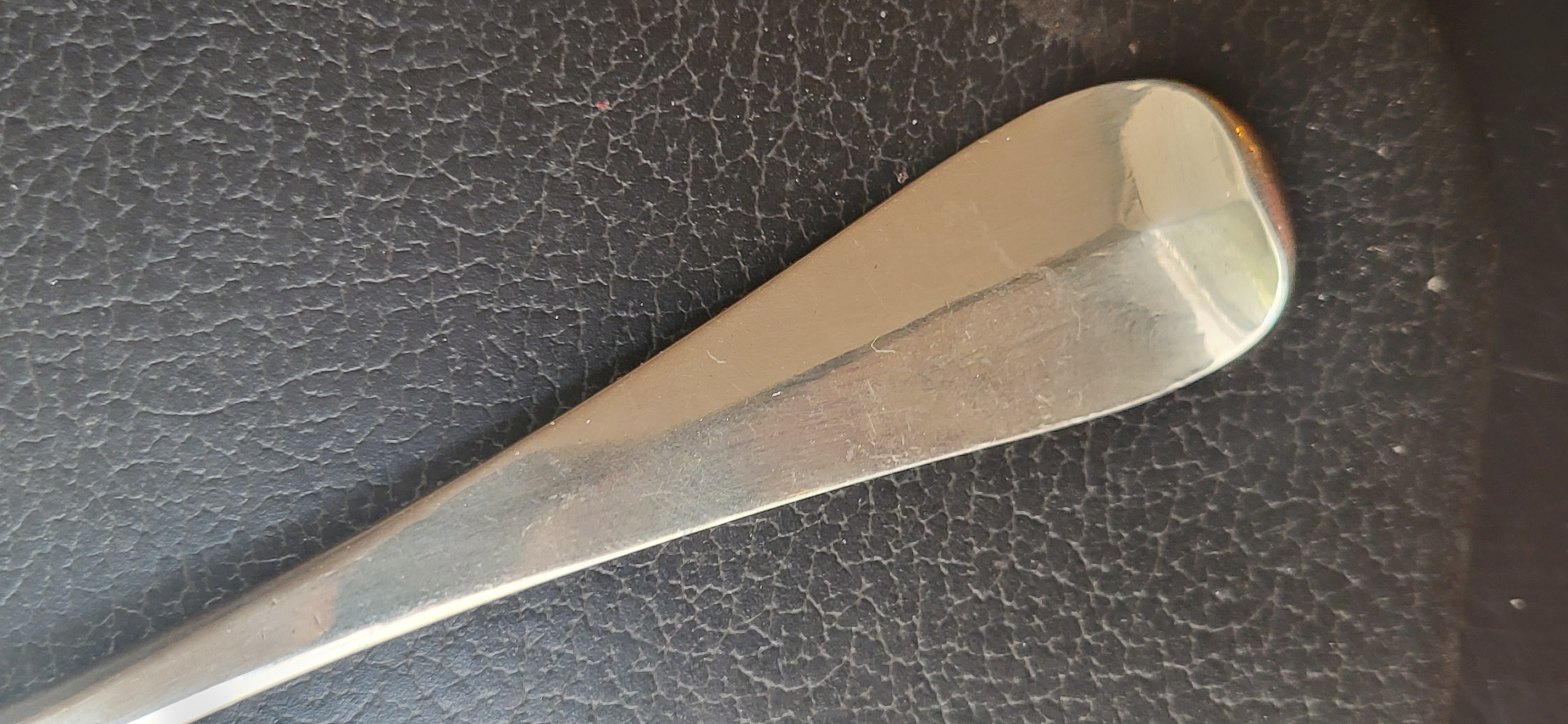 Zilver lepel van Ragnerus Elgersman schaars 1769 leeuwarden 21 cm.