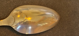 Lepel zilver Johannes  Jansen 1790 Rotterdam zware uitvoering.