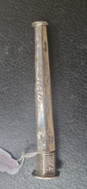 Zilver naaldekoker  1774 Colnelis ten Ham 1774 18 gr 9 cm