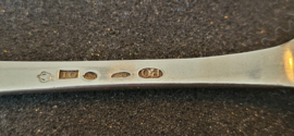 Zilver lepel van Hendrik overhulsman 1786 amsterdam 22 cm .