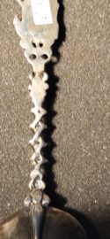 Zilver geboorte lepel allegorische voorstelling Hoop geloof 1818. Volkert.