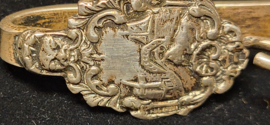 Tashaak zilver 1902 minerva kopje en jaarstempel 6 cm 13 gram.