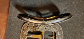 Grote schoengespen Staphorst zilver 12 bij 8 cm 272 gram dus zwaar.