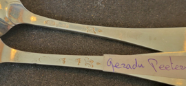 Couvert van Geradus Peeters 1804 rotterdam 22 cm 105 gram ,