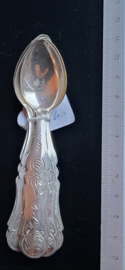 Mokka lepeltjes zilver 9 cm  41 gram 1973.