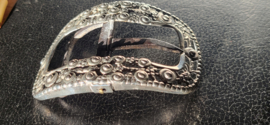 Schoengesp 63 gram9 bij 6cm  zilver. compleet 1820.