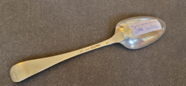Zilver lepel van Jan woordtman 1858 Amsterdam 21 cm 56  gram .