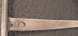 Schoengesp 1901 9 / 6,5 cm 60 gram zilver antiek.