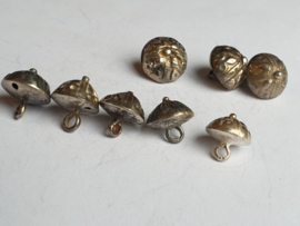8x 18e eeuw zilver boerenknopen noord en zuid holland van vele meessters
