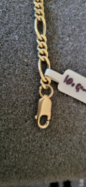 Gouden figaro armband massief 10 gram 19 cm. nieuwstaat.