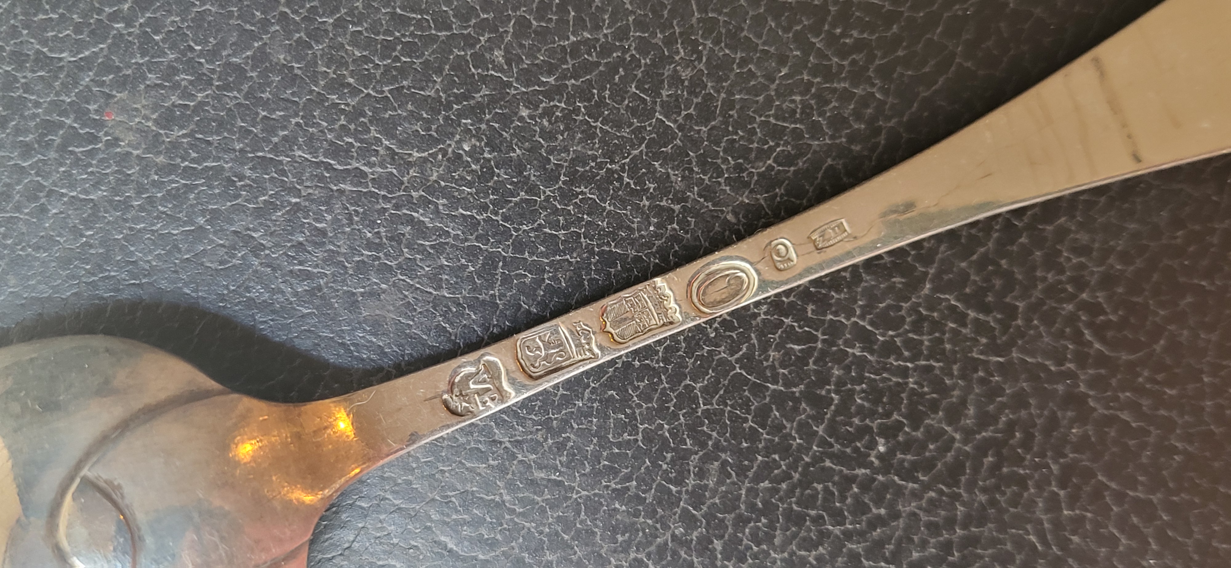 Lepel van Christiaan vd Pesch 1795 22 cm 55 gram zilver .