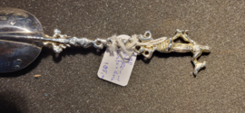 Zilver lepel 18e eeuw van Andries Vis 1782  met text.