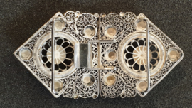 Zeer completen zilver Ceintuur gesp  Rok haak  originele staat zonder reparaties
