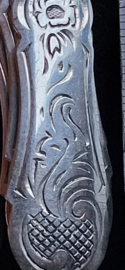 Vorkjes zilver 1975 11 cm 54 cm.