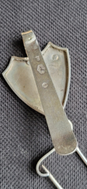 Antieke Biedermeier  Rokhaak en kluwehaak zilver 1878 JACOBUS STEEDEN.
