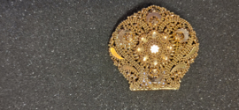 Antiek kapstuk of stiften 14 kr goud Friesland rond 1890 7,5 gram  1 stuks