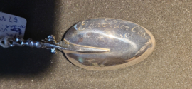Zilver lepel 18e eeuw van Andries Vis 1782  met text.