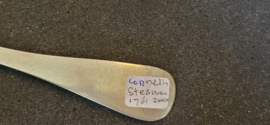 Zilver level Van Cornelis Stegman 1761 Zwolle  20  cm 44 gram.