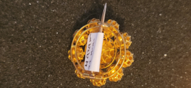 Antiek gouden broche met 10 zeeuwse knopjes klederdracht 4 gram.